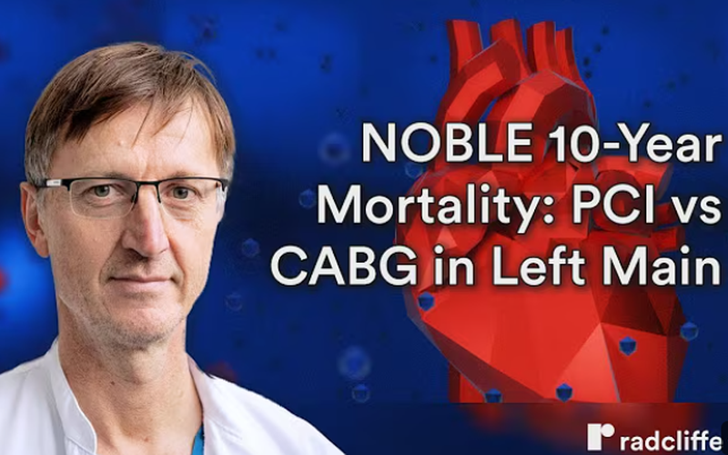 Evald Christiansen presents the Noble Trial at TCT 2025, interview by Radcliffe